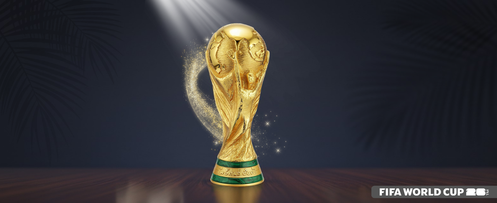 Official FIFA World Cup 2026 Edition - 3 Inch 3D Trophy Inside a Premium Acrylic Case - Timeless Collector’s Item - FIFA World Cup Trophy Replica Perfect for Man Cave or Football Memorabilia