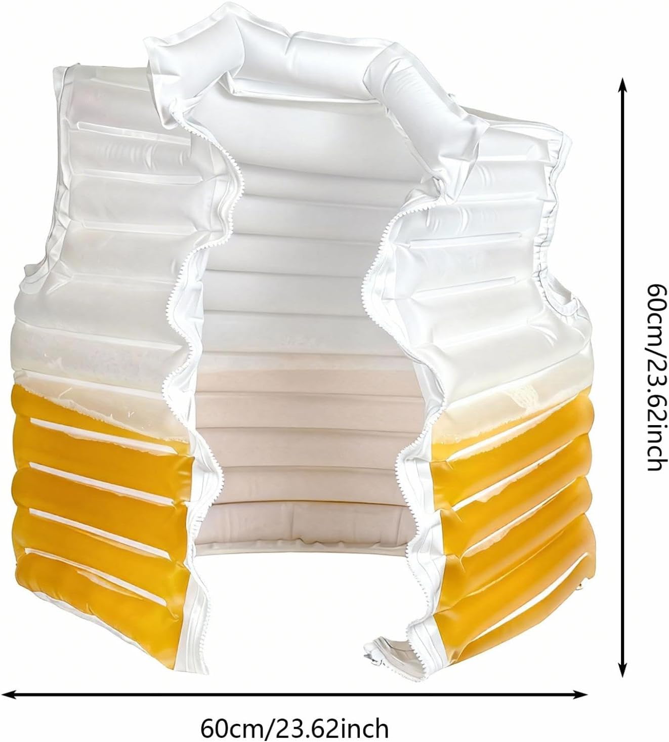 Transparent Beer Jacket, Beer Puffer Jackets, Beer-Filled Coat with Straw, Jacket Shaped Beer Beverage Pools