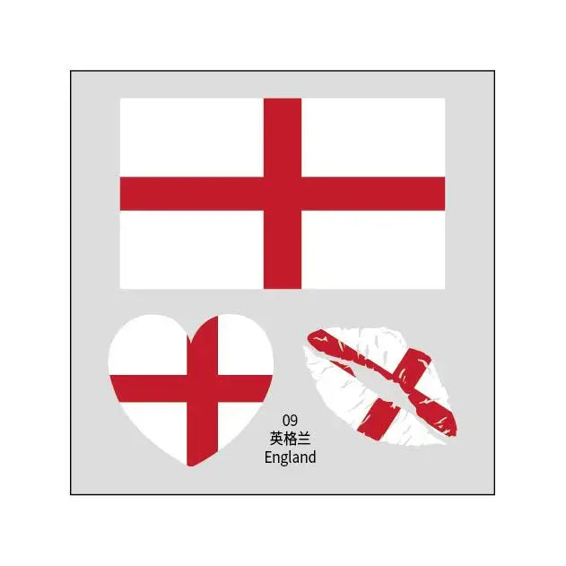 US Canada Mexico flag tattoo stickers, football matches, sports games tattoo stickers, water transfer face stickers